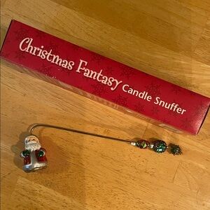Santa Candle Snuffer - Red and Green